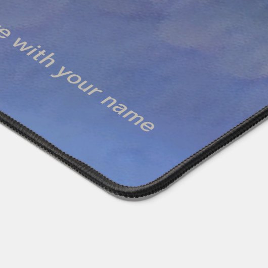 水色（青） デスクマット (コーナー)