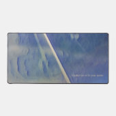 水色（青） デスクマット (正面)