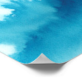 水色（青） ポスター (角)