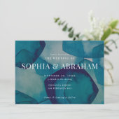 水色（青） 招待状 (スタンド正面)