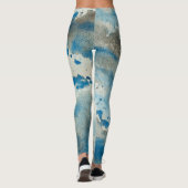 水色（青、灰色、白、黒） レギンス (裏面)