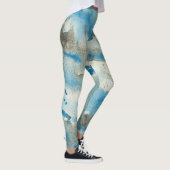 水色（青、灰色、白、黒） レギンス (右)