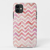 水色Chevron iPhoneケース Case-Mate iPhoneケース (裏面)