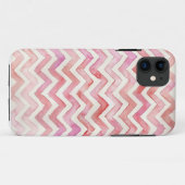 水色Chevron iPhoneケース Case-Mate iPhoneケース (裏面(横))