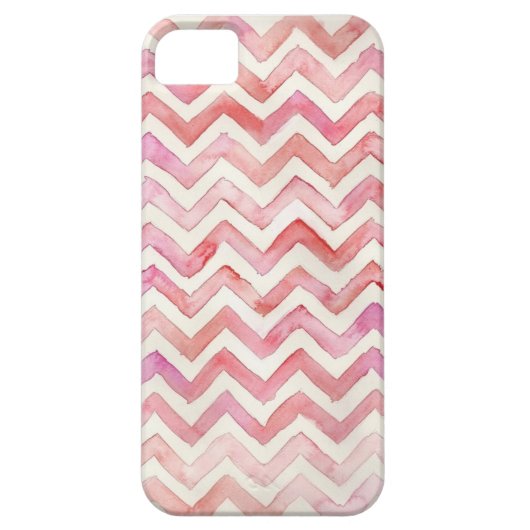 水色Chevron iPhoneケース Case-Mate iPhoneケース (裏面)