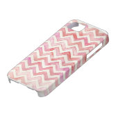 水色Chevron iPhoneケース Case-Mate iPhoneケース (下部)