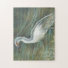 水芸術の中を歩く沿岸の鳥類 ジグソーパズル