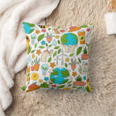 水芸術的彩園 クッション (ブランケット)