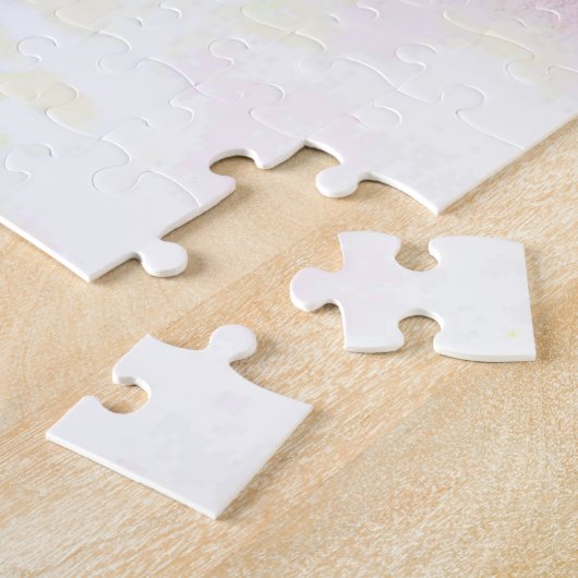 水芸術的色とインク咲き花 ジグソーパズル