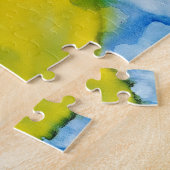 水芸術的色のスプラッシュ ジグソーパズル (側面)