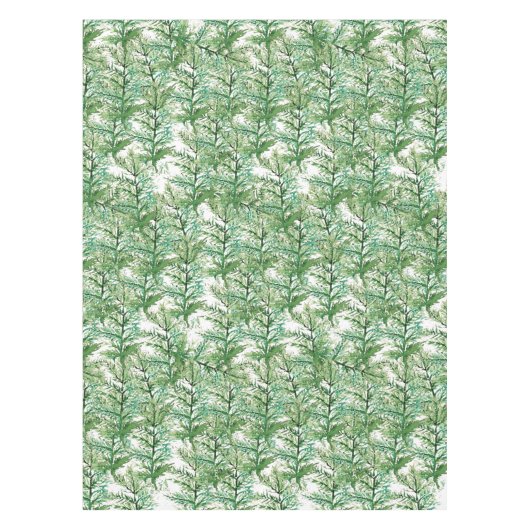 水芸術的色の手の絵を描ツリーのパターン テーブルクロス (正面)