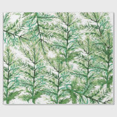 水芸術的色の手の絵を描ツリーのパターン ラッピングペーパー (フラット)