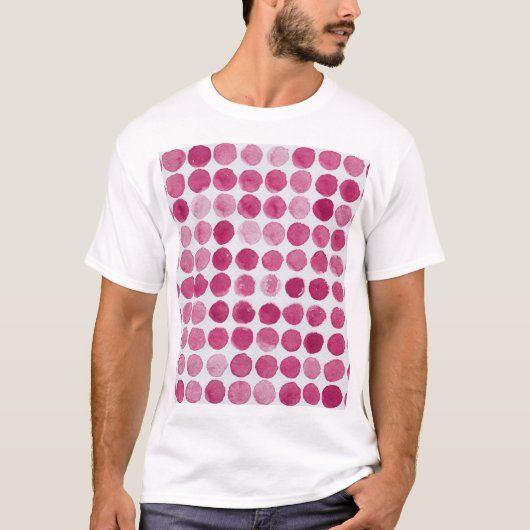 水芸術的色の背景スプラッシュ Tシャツ (正面)