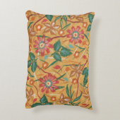 水芸術的色の花：カラフル背景。 アクセントクッション (裏面(縦))