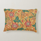 水芸術的色の花：カラフル背景。 アクセントクッション (裏面)