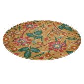 水芸術的色の花：カラフル背景。 カッティングボード (角)