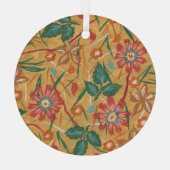 水芸術的色の花：カラフル背景。 ガラスオーナメント (裏面)