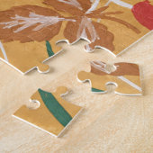 水芸術的色の花：カラフル背景。 ジグソーパズル (側面)