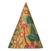 水芸術的色の花：カラフル背景。 パーティーハット (左)