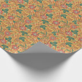水芸術的色の花：カラフル背景。 ラッピングペーパー (角)
