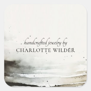 水芸術的色ジュエリー設計者抽象芸術 スクエアシール