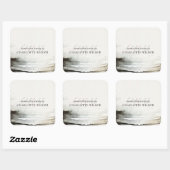 水芸術的色ジュエリー設計者抽象芸術 スクエアシール (シート)