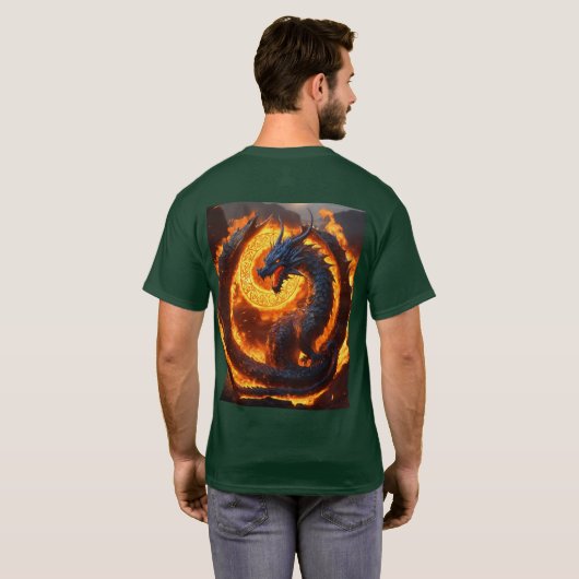 「水芸術的色タトゥーTシャツコレクション」 Tシャツ (裏面フル)