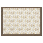 水芸術的色ダマスク流れパタ華美ーン テーブルクロス (正面(横))