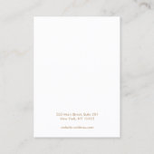 水芸術的色ネックレス表示ホルダー 名刺 (裏面)