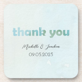 水芸術的色フローライラストレーション コースター