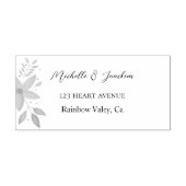 水芸術的色フローライラストレーション セルフインキングスタンプ (デザイン)