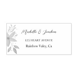 水芸術的色フローライラストレーション セルフインキングスタンプ