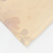 水芸術的色フローラバタフライフリースカスタム フリースブランケット (角)