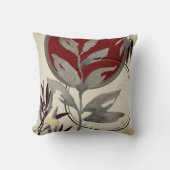 水芸術的色ブルゴーニュ クッション (正面)