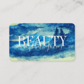 水芸術的色マウンテンズランドスケープ美しい 名刺 (正面)