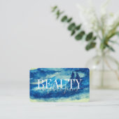 水芸術的色マウンテンズランドスケープ美しい 名刺 (スタンド正面)