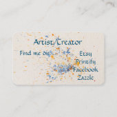 水芸術的色名刺 名刺 (裏面)