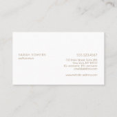 水芸術的色蓮の花自然美しい 名刺 (裏面)