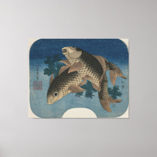 水草で泳ぐ鯉 – Canvas Print キャンバスプリント