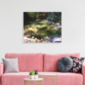 水葉に光線 キャンバスプリント (インサイチュ (リビング))
