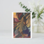 水葉下の |ジョージア・オキーフェ | ポストカード (スタンド正面)