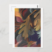 水葉下の |ジョージア・オキーフェ | ポストカード (正面/裏面)