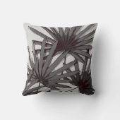 水葉彩2面ダークグリーンとグレー クッション (裏面)