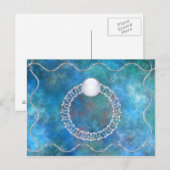 水葉書のリングや輪 ポストカード (正面/裏面)