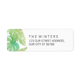 水葉色の熱帯 ラベル