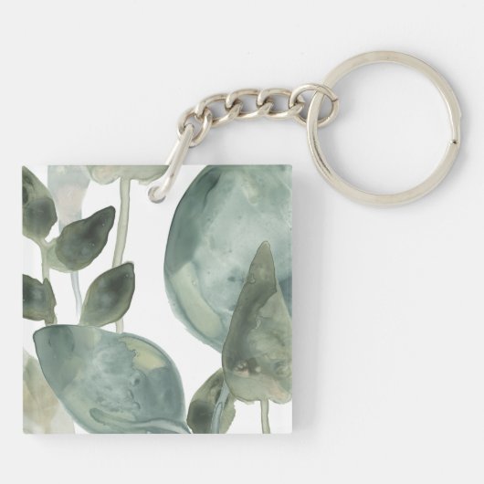 水葉色 – 水色 キーホルダー (裏面)