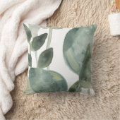 水葉色 – 水色 クッション (ブランケット)