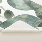 水葉色 – 水色 シェルパブランケット (3/4)