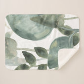 水葉色 – 水色 シェルパブランケット (正面(横))