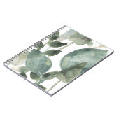 水葉色 – 水色 ノートブック (左側)